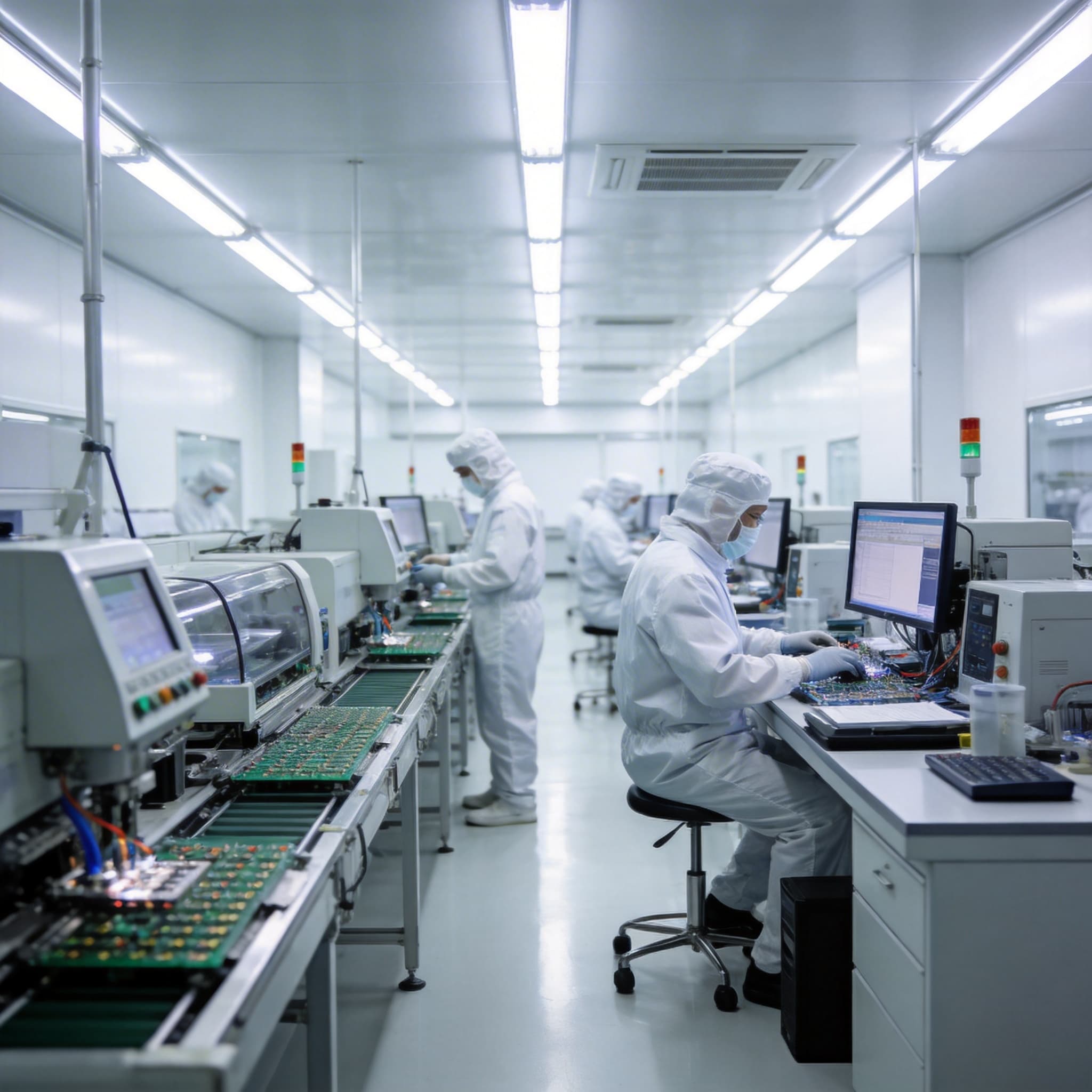 冠铭光电生产车间